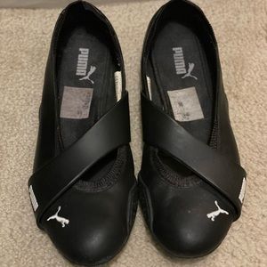 Black Puma slip on, size 9.5